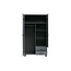 Woood Dennis Kast Met Laden Grenen Steel Grey Geborsteld [fsc]