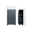 Woood Dennis Kast Met Laden Grenen Steel Grey Geborsteld [fsc]