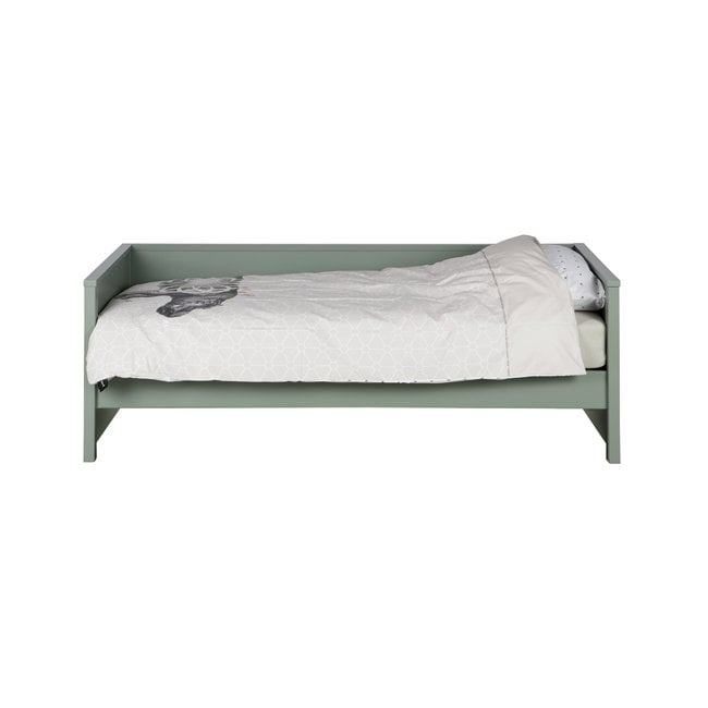 Woood Nikki Bedbank Grenen Jadegroen (excl Lade) [fsc]