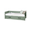 Woood Nikki Bedbank Grenen Jadegroen (excl Lade) [fsc]