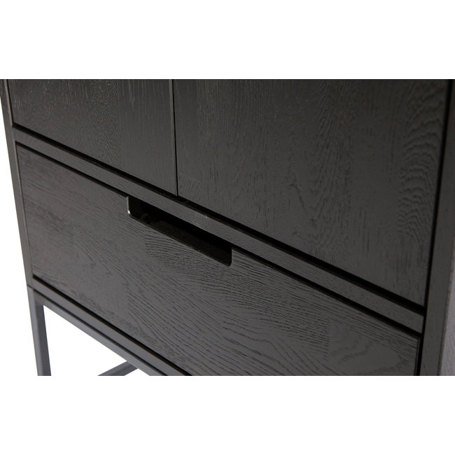 Woood Silas Hoge Kast Essen Blacknight [fsc]