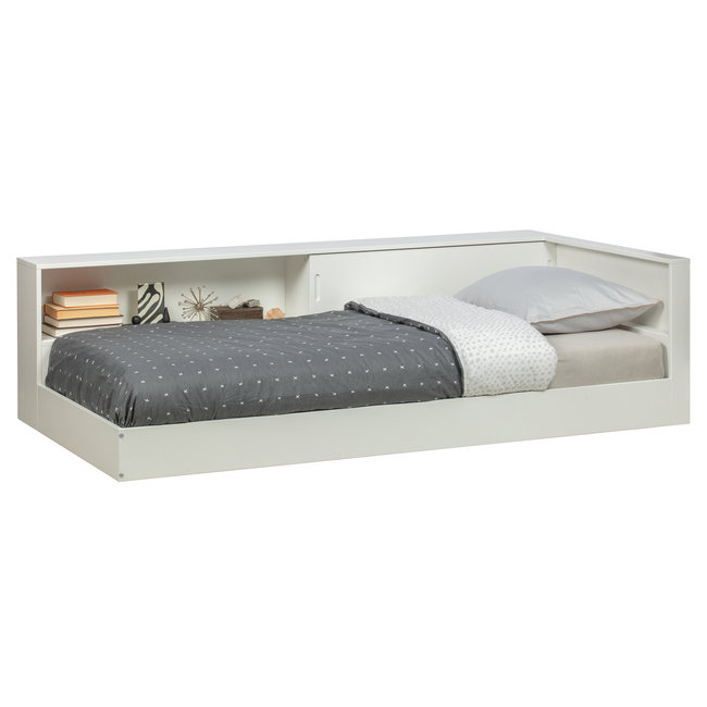 Woood Connect Hoekbed Grenen Wit [fsc]