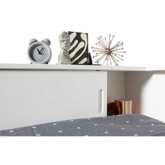 Woood Connect Hoekbed Grenen Wit [fsc]