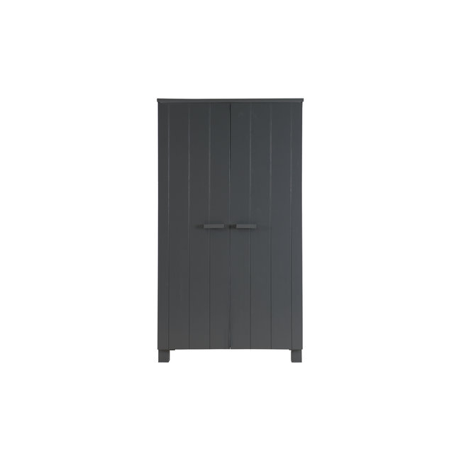 Woood Dennis Kast Grenen Steel Grey Geborsteld [fsc]