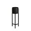 Light en Living Bloempot deco op standaard BAKSI mat zwart - 3 maten