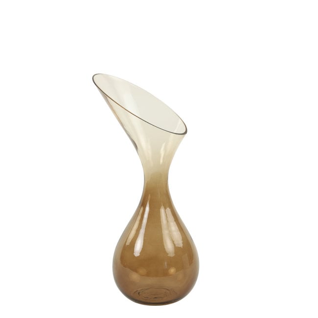 Light en Living Vaas deco Herley bruin - 2 maten