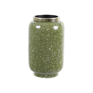 Light en Living Vaas deco Ø18x30 cm CHOW groen/wit-goud