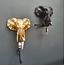 Countryfield Wandlamp olifant E27 Orwell goud - Countryfield