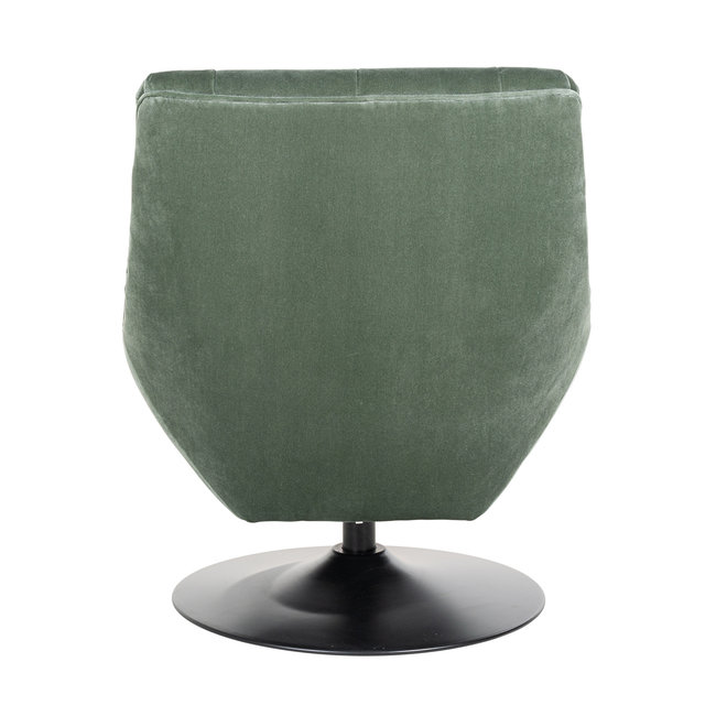 Richmond Interiors  Draaifauteuil Richelle Jade Velvet (Genova 504 Jade) van Richmond Interiors