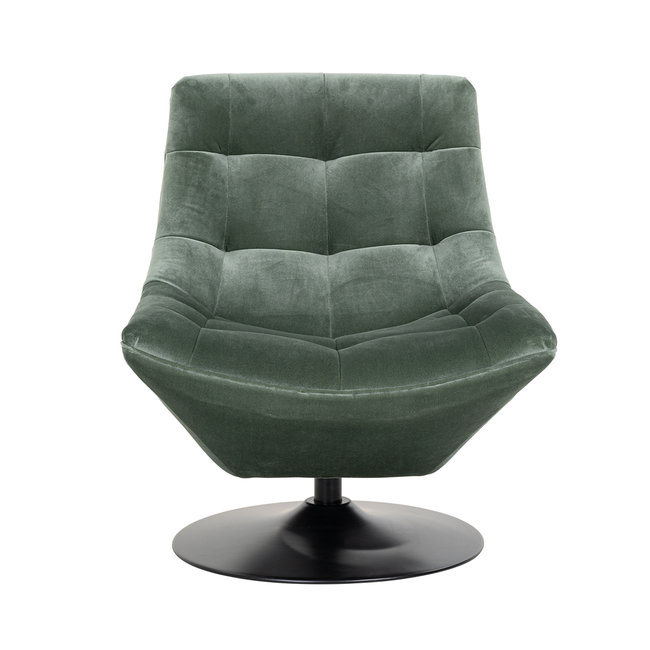 Richmond Interiors  Draaifauteuil Richelle Jade Velvet (Genova 504 Jade) van Richmond Interiors