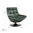 Richmond Interiors  Draaifauteuil Richelle Jade Velvet (Genova 504 Jade) van Richmond Interiors