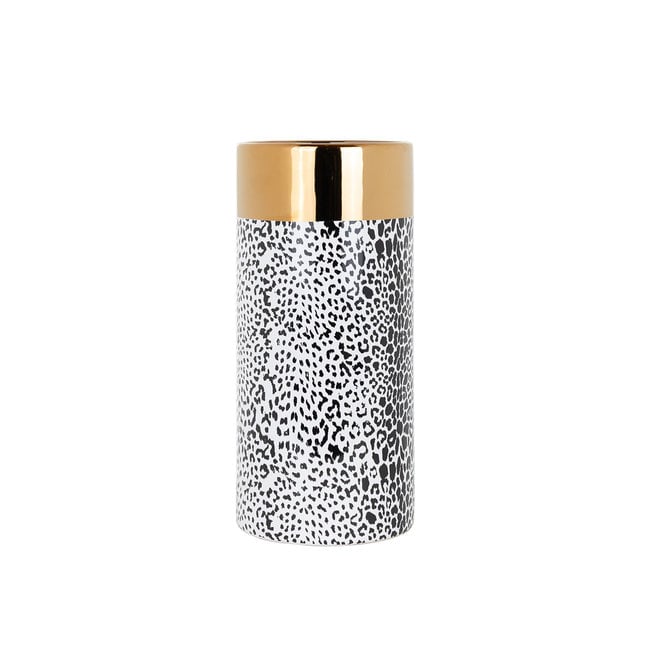 Richmond Interiors  Vaas Alesha klein wit (Goud) - Richmond Interiors