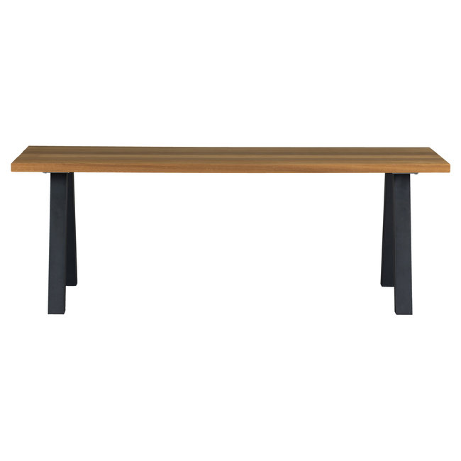 Woood Tablo Outdoor Eettafel Naturel Met A-poot Metaal [fsc]