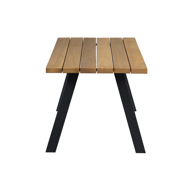 Woood Tablo Outdoor Eettafel Naturel Met A-poot Metaal [fsc]