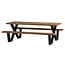 Woood Tablo Outdoor Picknicktafel Naturel Met X-poot Metaal [fsc]