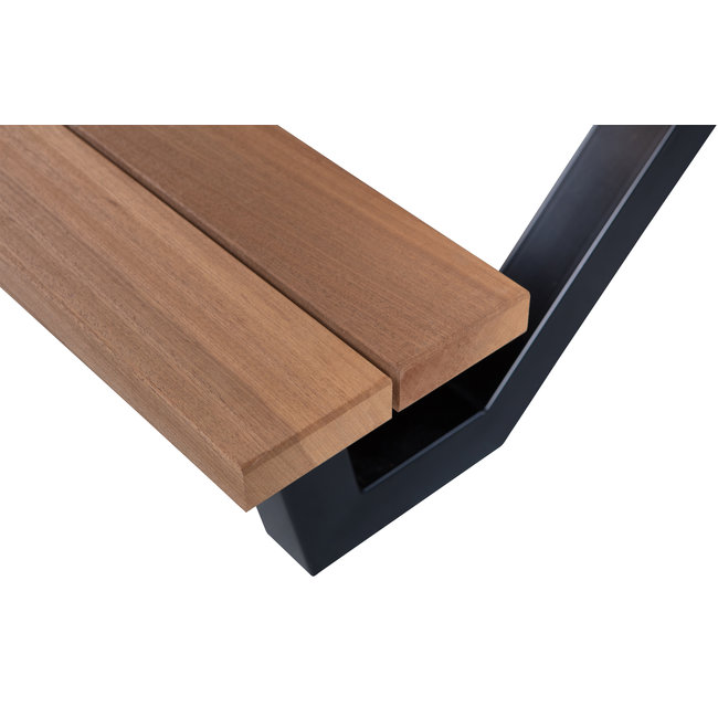 Woood Tablo Outdoor Picknicktafel Naturel Met X-poot Metaal [fsc]