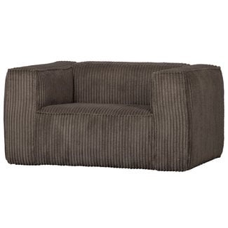 Woood Bean Fauteuil Grove Ribstof Mud