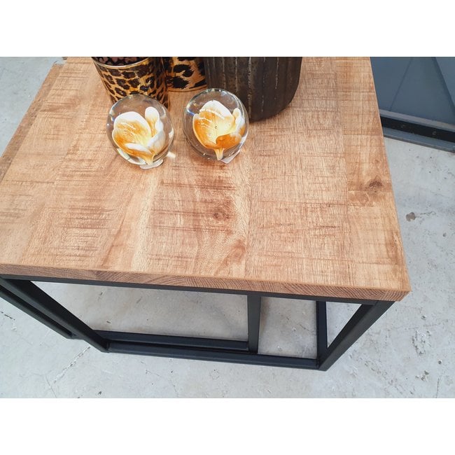 WoonMax Salontafel Floris set van 2 mango Lamulux