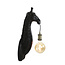 Light en Living Wandlamp Giraffe goud of zwart - Stoere Dierenlamp