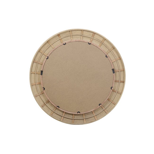Light en Living Spiegel Ø109,5x4,5 cm PIEDRE rotan naturel