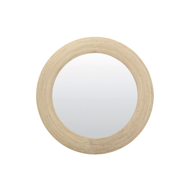 Light en Living Spiegel Ø109,5x4,5 cm PIEDRE rotan naturel