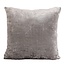 Light en Living Sierkussen BOCANDA 45x45 cm - Zilver of Taupe met Croco-look