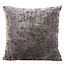Light en Living Sierkussen BOCANDA 45x45 cm - Zilver of Taupe met Croco-look