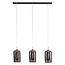 WoonStijl Hanglamp 3L Glass Metallic Grey