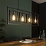 WoonStijl Hanglamp 4L Turn square / Charcoal