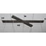 WoonStijl Hanglamp 5L met crossbar en old silvery mirror inside. / Old silvery finish