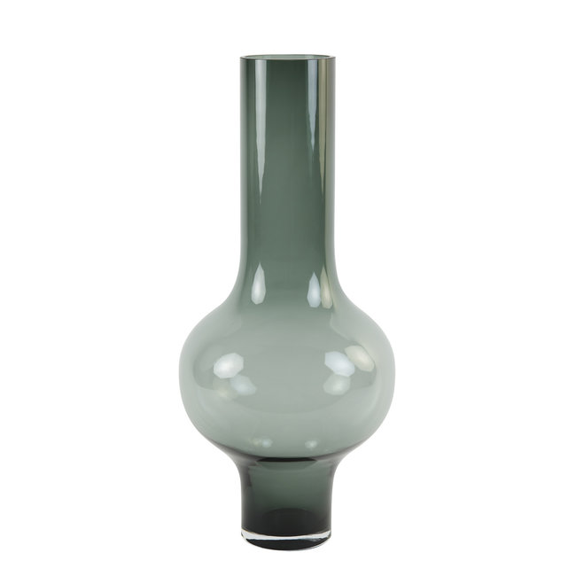 Light en Living Vaas KAELA glas grijs Ø 28 x 62,5 cm