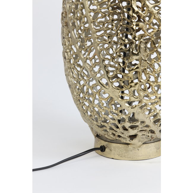 Light en Living Tafellamp SINULA goud -  2 maten