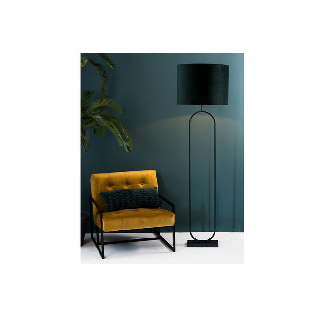 Light en Living Vloerlamp 30x15x142 cm JAMIRI mat zwart van Light & Living
