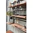 WoonStijl Wandplank Live Edge 40 cm - Industrieel Acaciahout