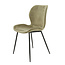 WoonStijl Stoel velvet ronde buis Champagne velvet