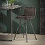 WoonStijl Barstoel diamond platte buis VPE4  / Antraciet velours