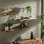 WoonStijl Wandplank 90 cm Edge - Houten wandplank met natuurlijke look