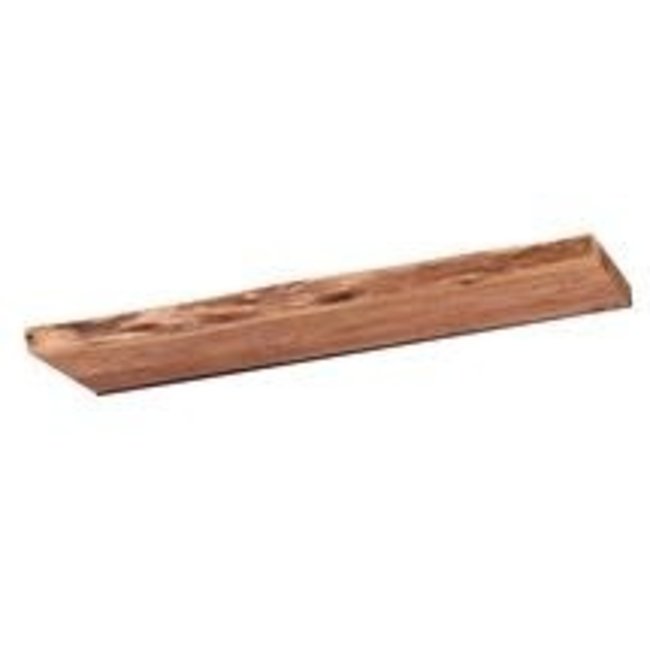 WoonStijl Wandplank 90 cm Edge - Houten wandplank met natuurlijke look