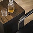 WoonStijl Bijzettafel 40x40 Raft doorleeft hout
