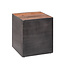 WoonStijl Bijzettafel 40x40 Raft doorleeft hout