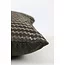 Light en Living Kussen 45x45 cm GARALO velours donker bruin/licht goud