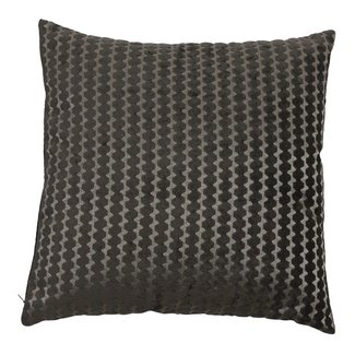 Light en Living Kussen GARALO Velours 45x45 cm - Donkerbruin/Goud