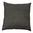 Light en Living Kussen 45x45 cm GARALO velours donker bruin/licht goud