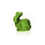 Candellana Kaars Konijn groot groen metallic