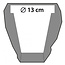 Candellana Bloempot beton Geometric 13 cm Classic Gold