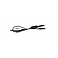 Light en Living Lampvoet 23x11,5x69 cm LUTIKA mat zwart van Light & Living