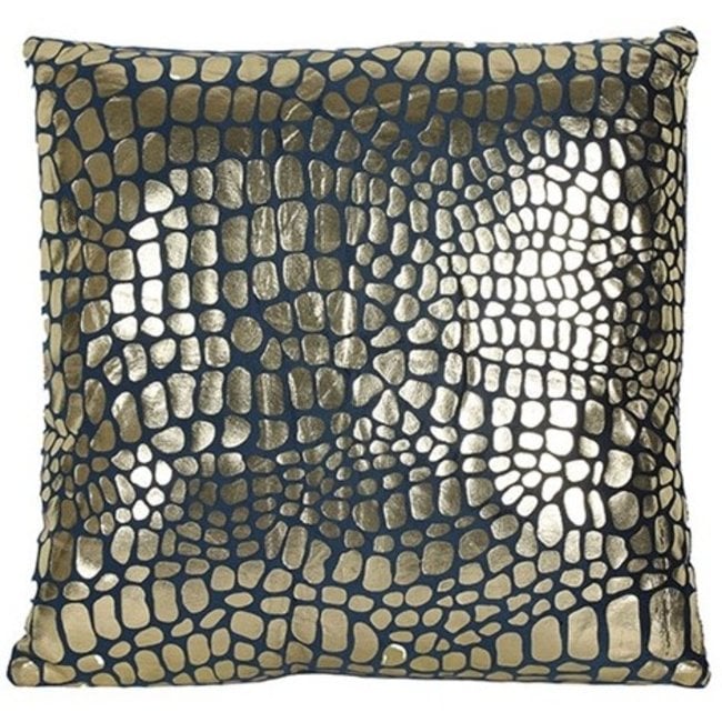 Countryfield Sierkussen Dragon Blauw 45x45 cm - Countryfield