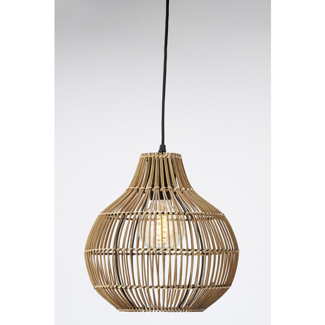 Light en Living Hanglamp PACINO Rotan Donkerbruin Ø30x31,5 cm van Light & Living