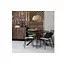 Woood Bruno Eettafel Rond Mdf Zwart Ø120cm