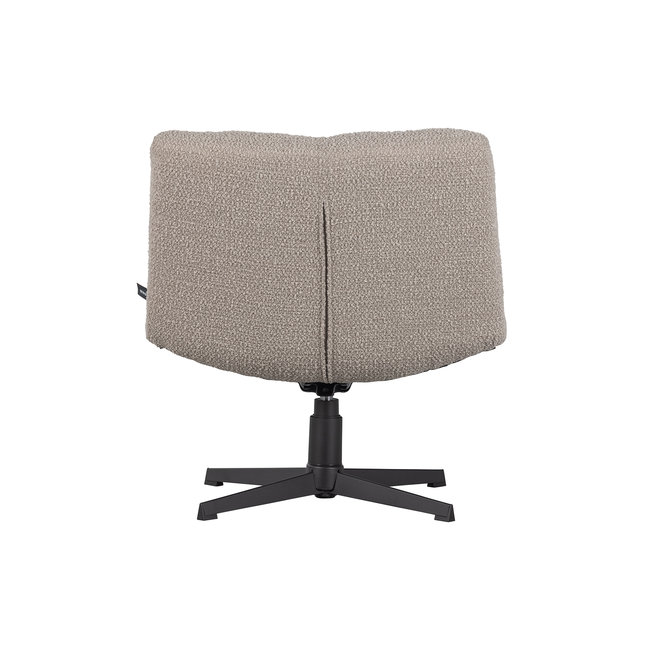 Woood Vinny Draaifauteuil bouclé Zand